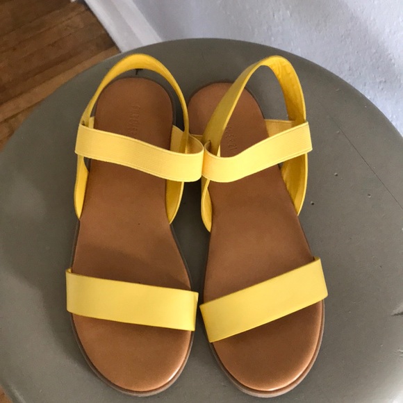 Yellow Forever 21 Sandals - Picture 2 of 4